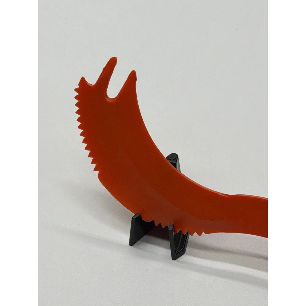 Tupperware Sli-Saw-All‎ Vintage Orange Plastic Multi Tool Slicer Server 48-1